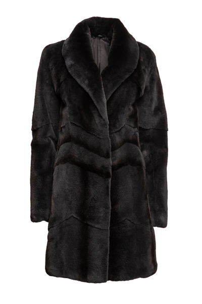 Mink on sale car coat