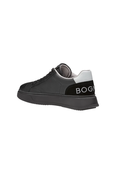 Black Bogner Men's Milan Reflective Sneakers