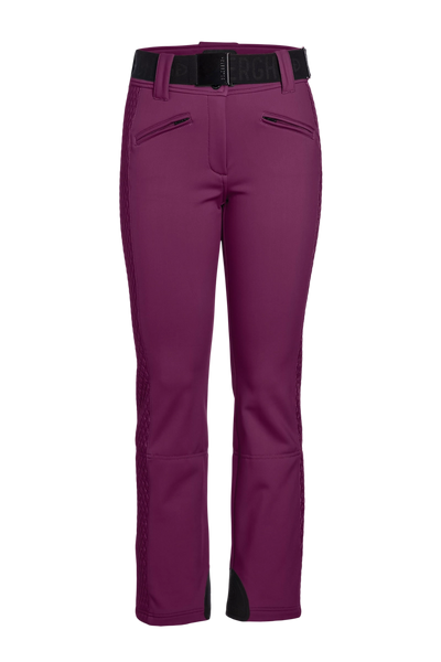 GOLDBERGH Brooke belted quilted flared ski pants Lilac Purple US 4 NWT