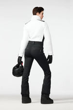 Black/White Goldbergh Women's Vision Smocked Insulated Ski Suit