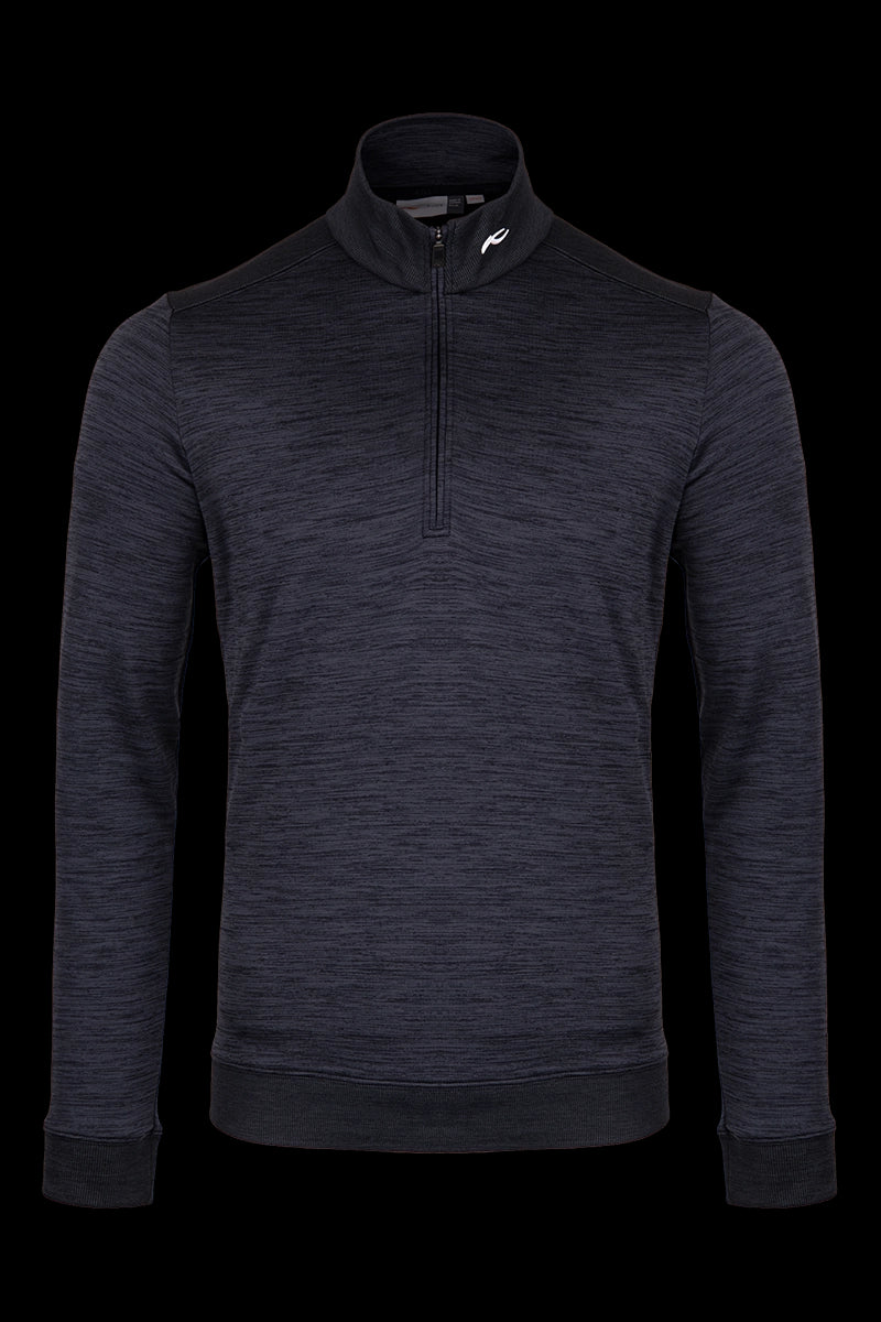 Black Kjus Men's Liam Techwool Half-Zip Sweater