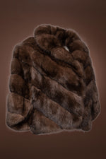 Brown EM-EL Russian Sable Fur Cape
