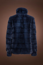 OceanBlue EM-EL Women's Sporty Reversible Sheared Mink Fur Jacket 