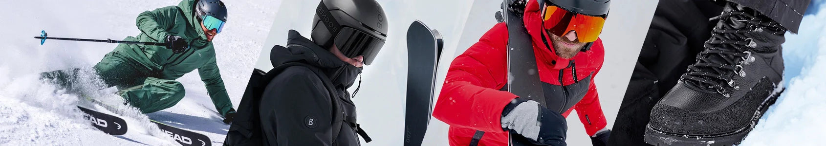 mens ski wear collection's top banner