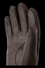 Brown Hestra Women's Deerskin Primaloft Gloves