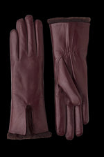 Black Hestra Women's Celine Orylag Leather Gloves