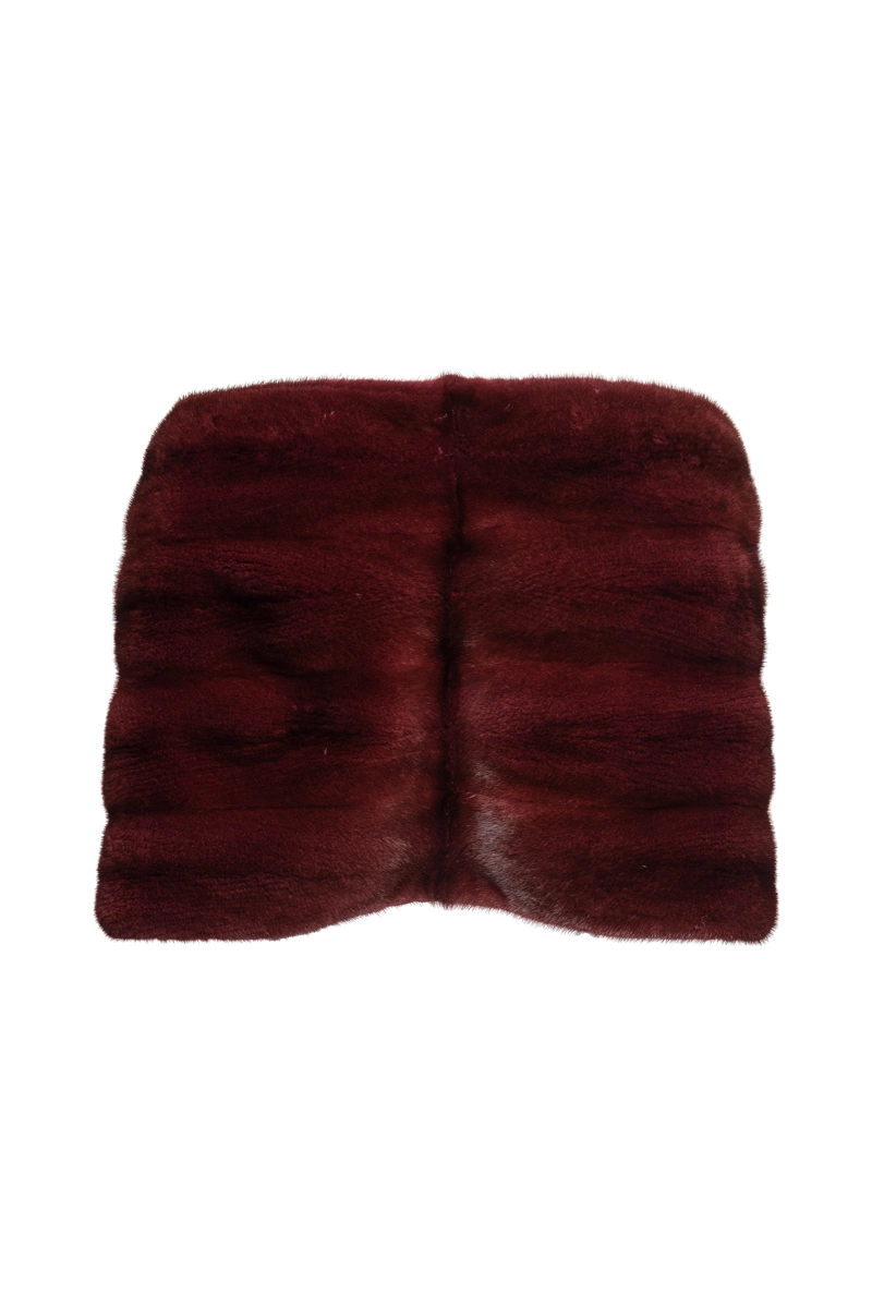 RedJewel Pologeorgis Pleated Mink Fur Stole