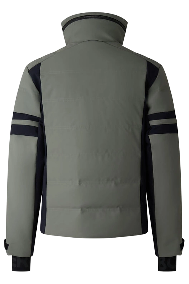 Slategreen Bogner Men's Minho Down Ski Jacket Product Back View