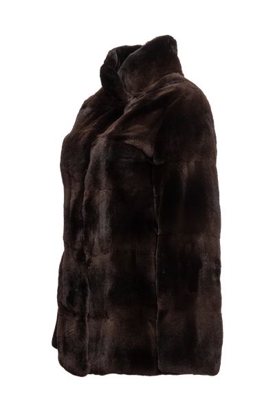 ML Furs | Horizontal Matara Mink Fur Jacket