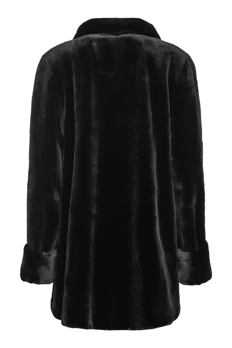 Full length black mink coat sales