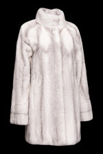 SapphireCross EM-EL Let-Out Mid-Length Mink Fur Coat