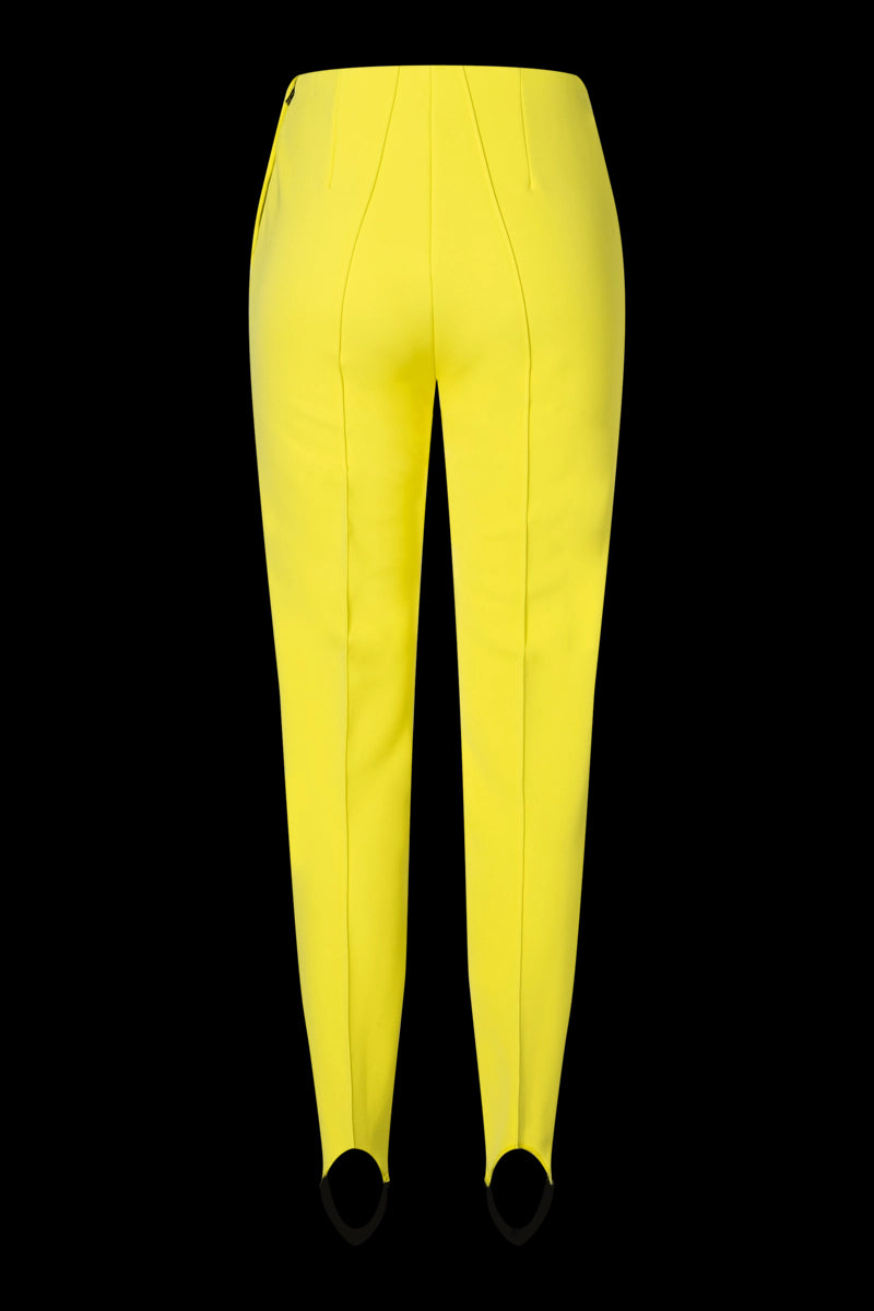 Yellow Bogner Women's Elaine Classic Softshell Ski Pants