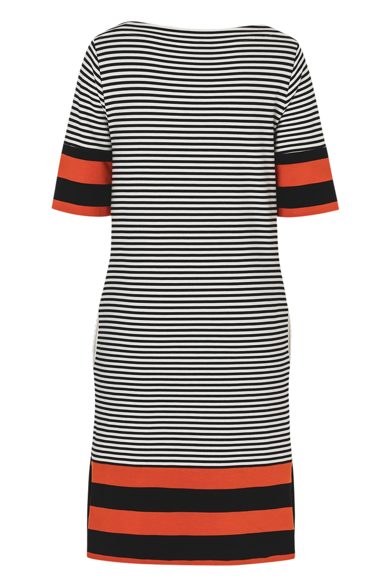 Black Bogner Josefina Striped Dress