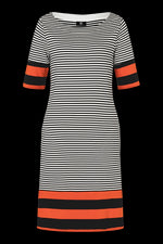 Black Bogner Josefina Striped Dress