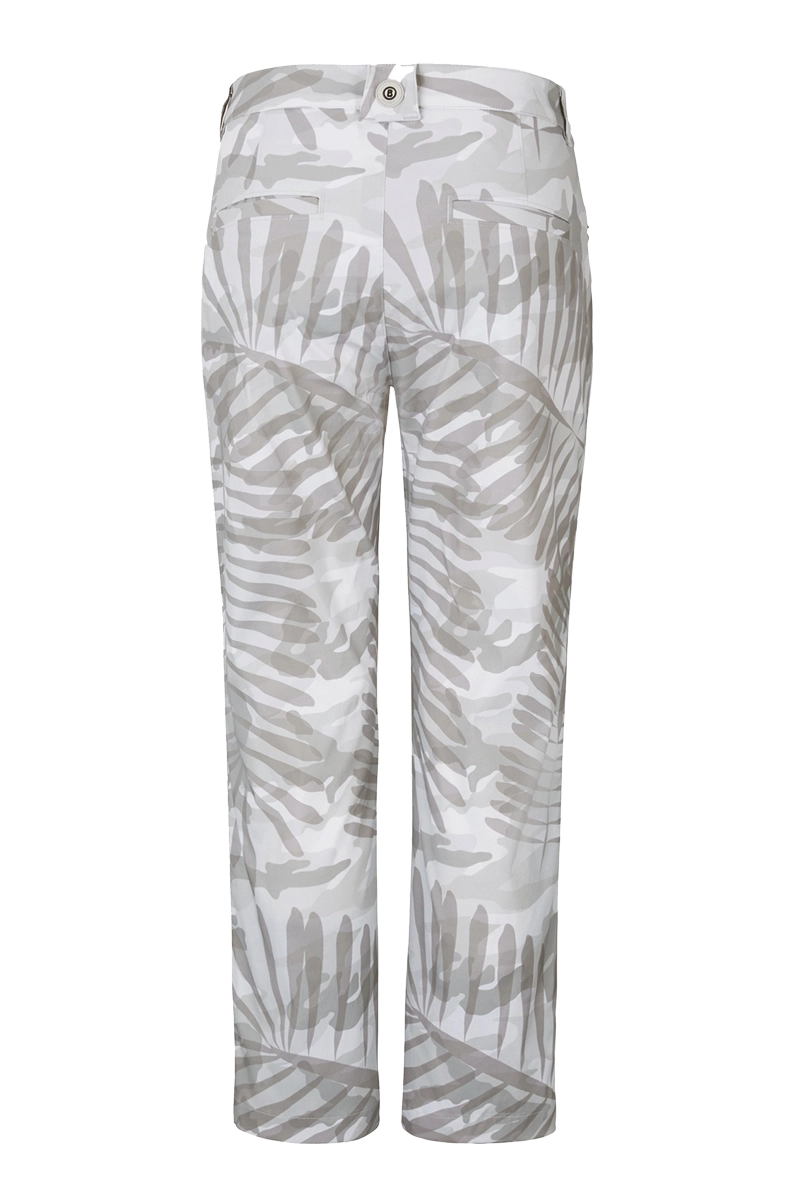 SoftGray Bogner Karen Gray Palm Print Golf Pant