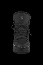 Black Bogner Womens La Plagne Stud Snow Boots