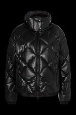Black Bogner Women's Lissi Sports Leather Ski Jacket