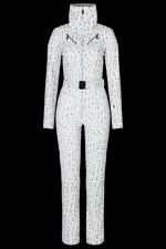 Gray Leopard Bogner Women's Malisha Snow Leopard Print Ski Suit
