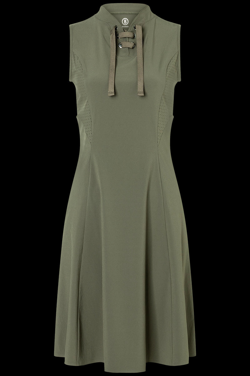 Plain Olive Green Women High Low Dress, Sleeveless, Party Wear at Rs  270/piece in Surat