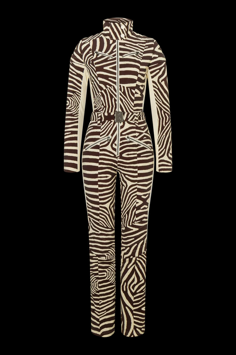 ZebraPrint Bogner Women's Misha Tec Prink Ski Suit