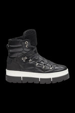 Black Bogner Women's Vaduz High-Top Spike Sole Sneakers.