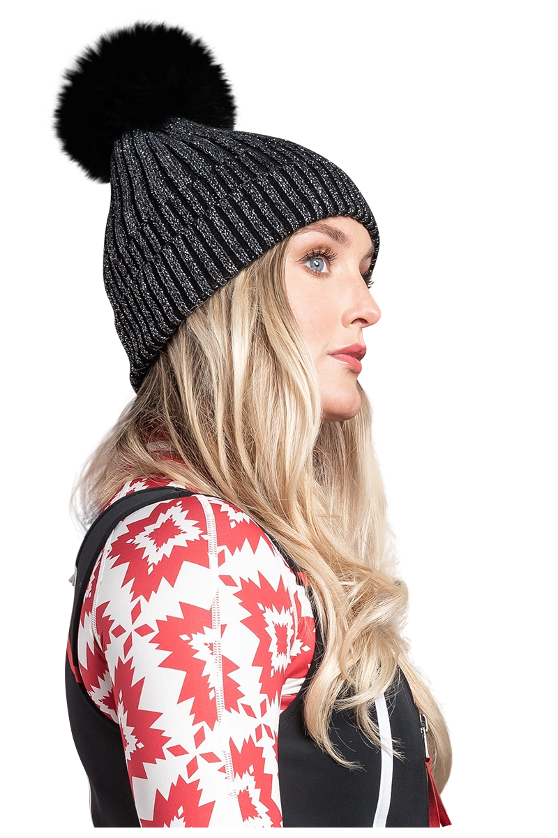 Black  EM-EL Women's Amelia Wool Hat