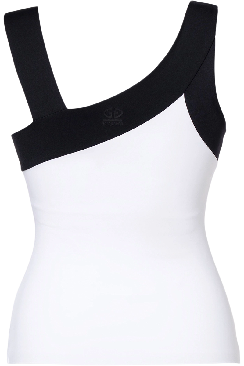 White Goldbergh Women's Sierra Tank With Bra Product Back View