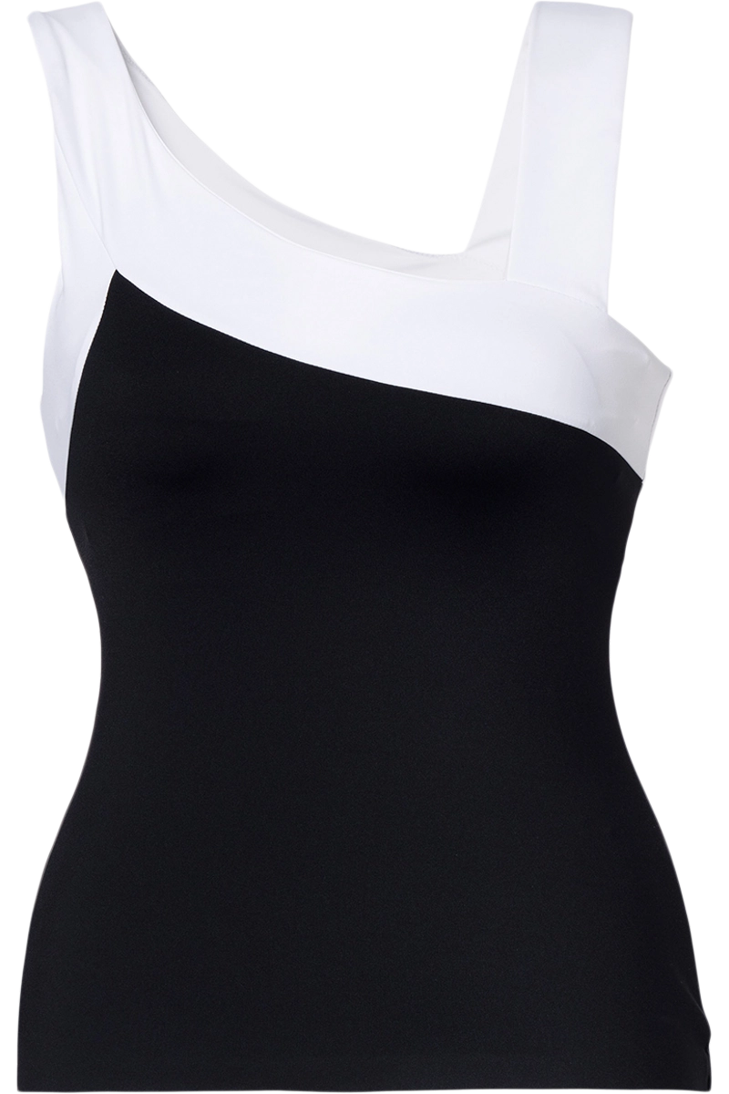 Black Goldbergh Women's Sierra Tank With Bra Product Front View