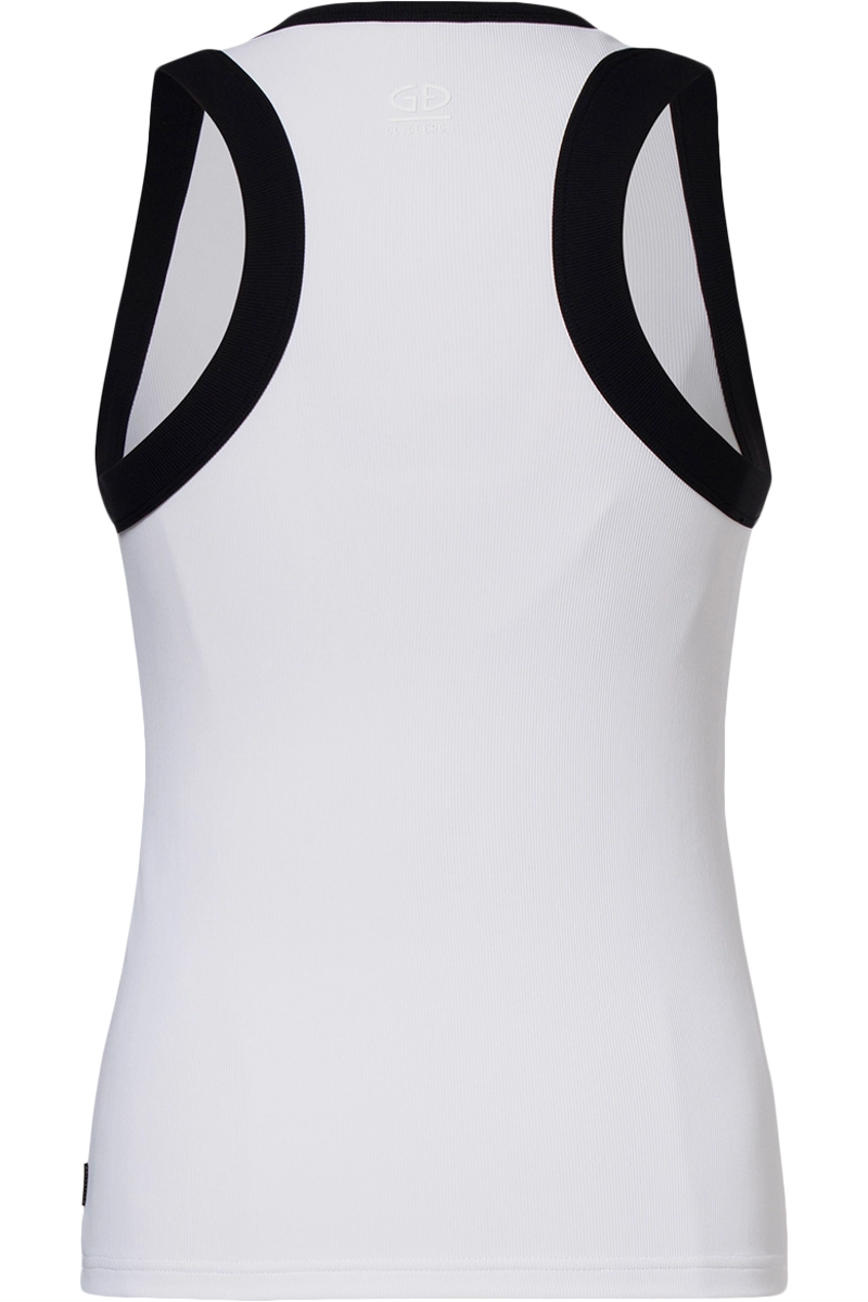 White Goldbergh Women's Gabrielle Tank Top Product Back View