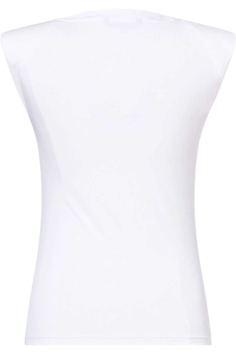 White Goldbergh Women's Fiorello Sleeveless Top Product Back View