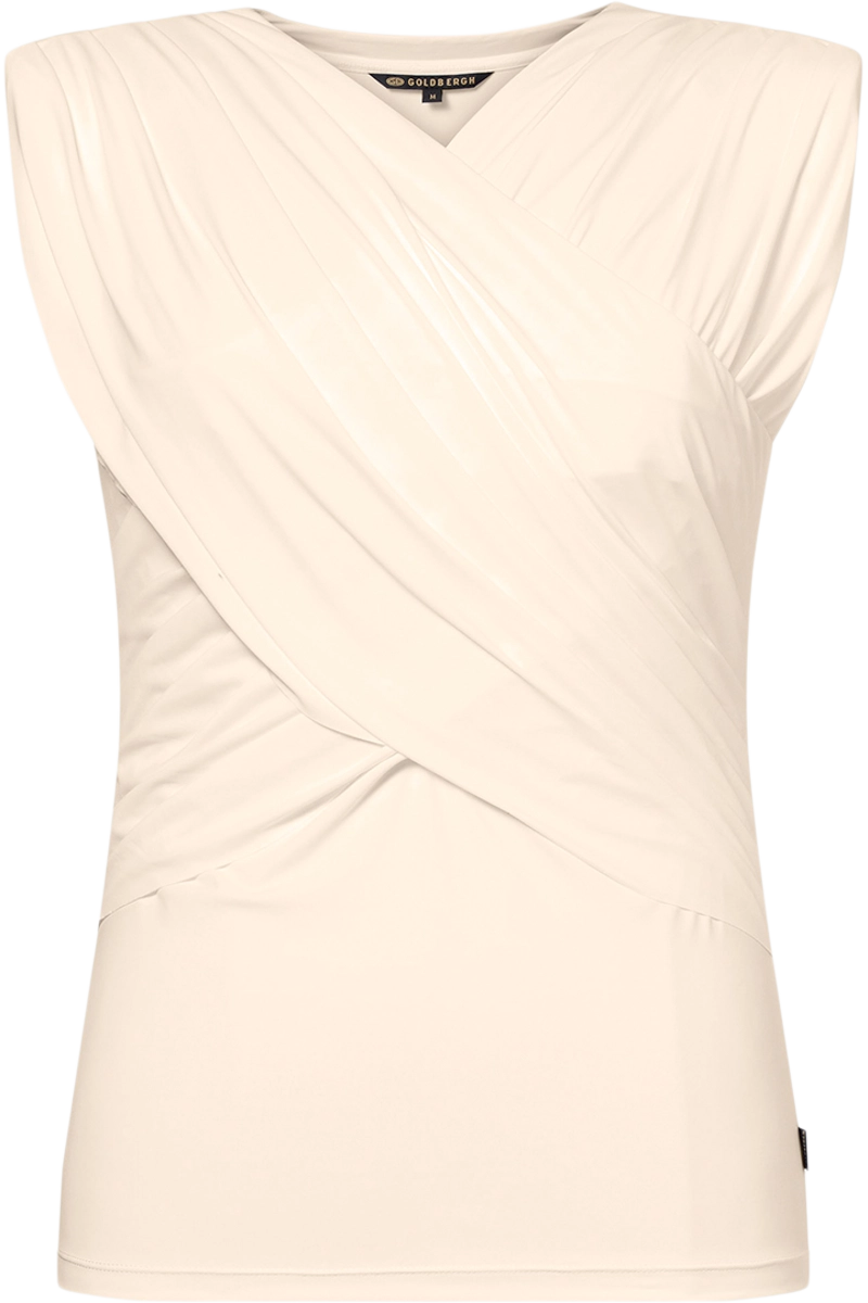 Champagne Goldbergh Women's Fiorello Sleeveless Top Product Front View