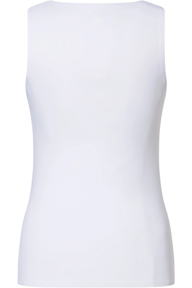 White Goldbergh Women's Lusha Sleeveless Top Product Back View