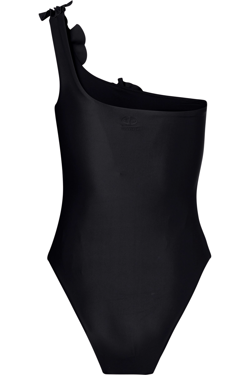 Black Goldbergh Women's Fabiosa Bathing Suit Product Back View
