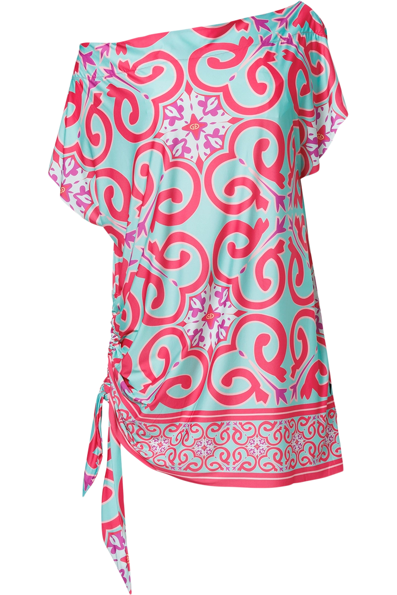 Turquoise Goldbergh Women's Rosetta Dress Product Front View