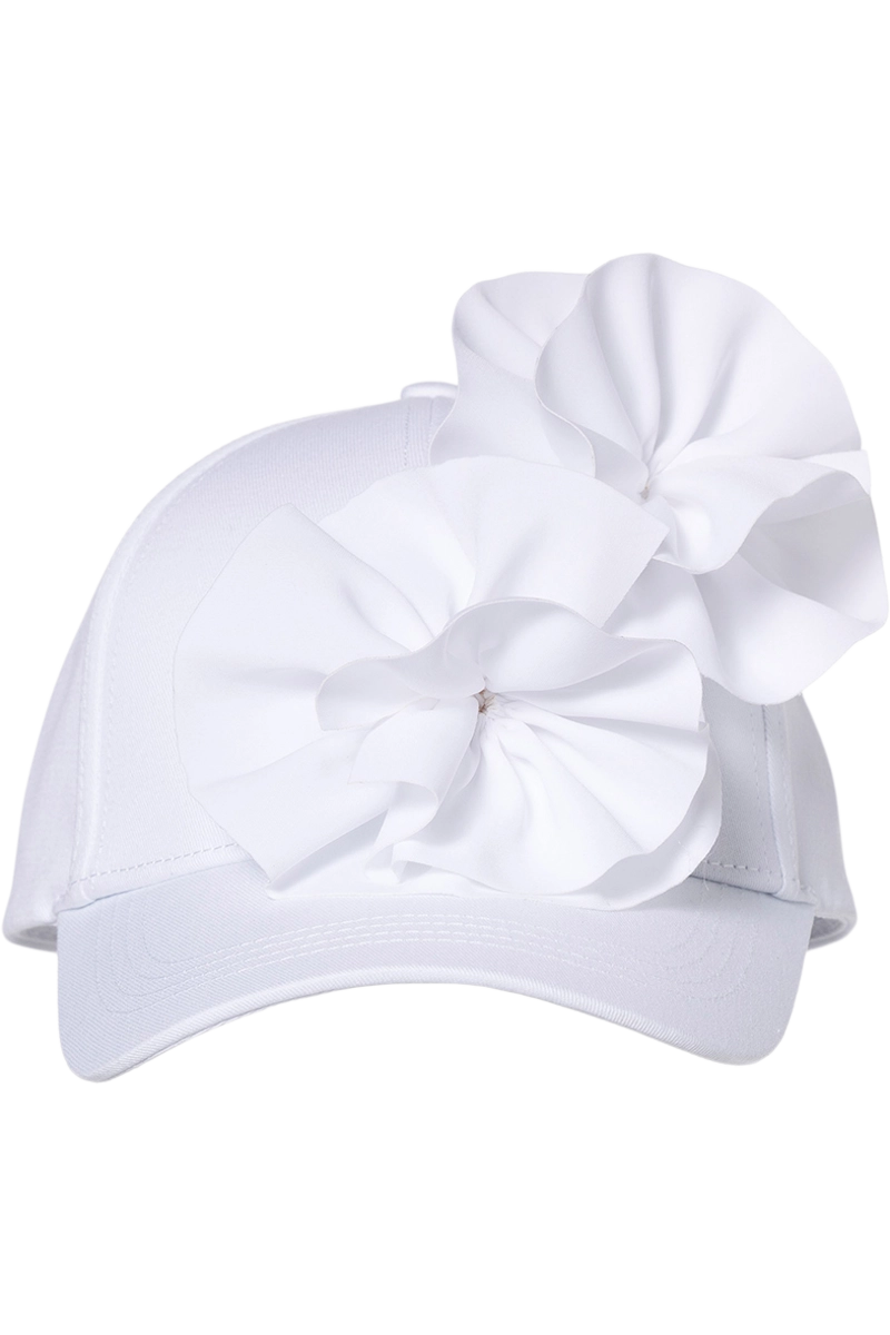 White Goldbergh Women's Alora Baseball Cap Product Front View