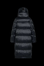 BLACK GOLDBERGH WOMEN'S KEANU DOWN SLEEPING BAG COAT PRODUCT BACK VIEW