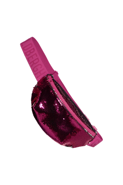 Pink sequin fanny pack hotsell