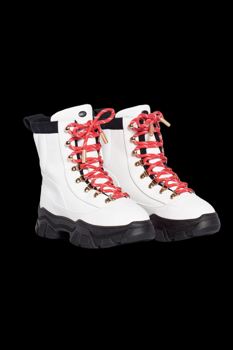 White Goldbergh Women's Hike Lace-Up Snow Boots