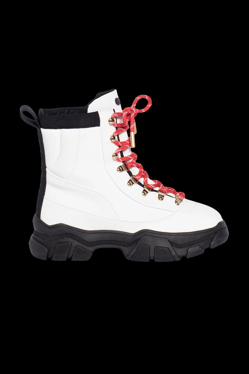 White Goldbergh Women's Hike Lace-Up Snow Boots