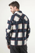 White/GrayBlue Head Sportswear Men's Rebels Wool Ski Shirt
