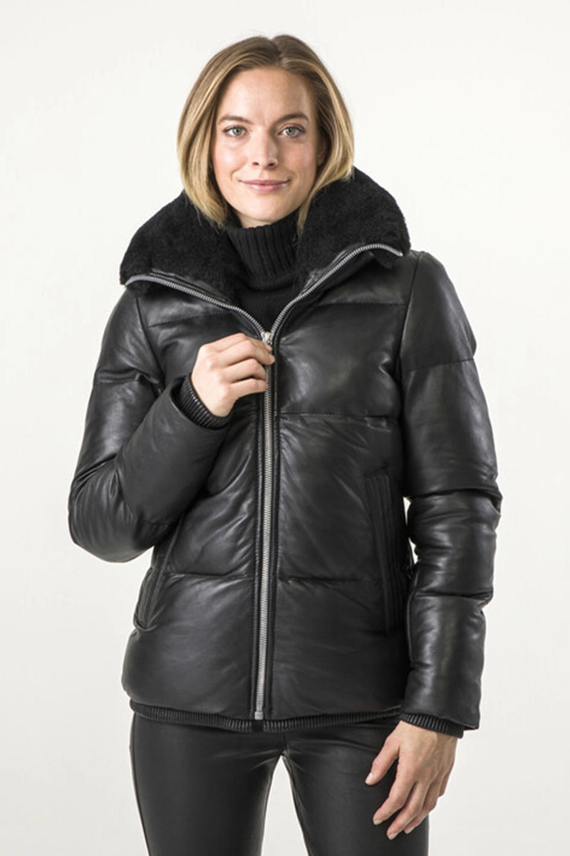 Black Head Sportswear Women's Legacy Leather Lamb Ski Jacket