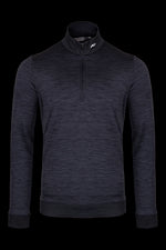 Black Kjus Men's Liam Techwool Half-Zip Sweater