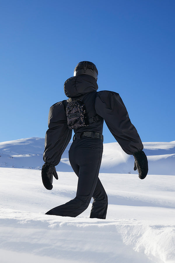ML Furs  Madei Print Sleek Stretch Ski Pants