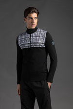 Black/White Newland Men's Apollo Tech Sweater