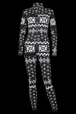 Black/White Newland Women's Eos Psychedelic Tradition Jumpsuit