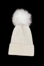 White EM-EL Women's Amelia Wool Hat