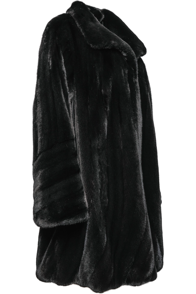 Ranch Pologeorgis for EM-EL Directional Mink Fur Coat Product Primary Side View