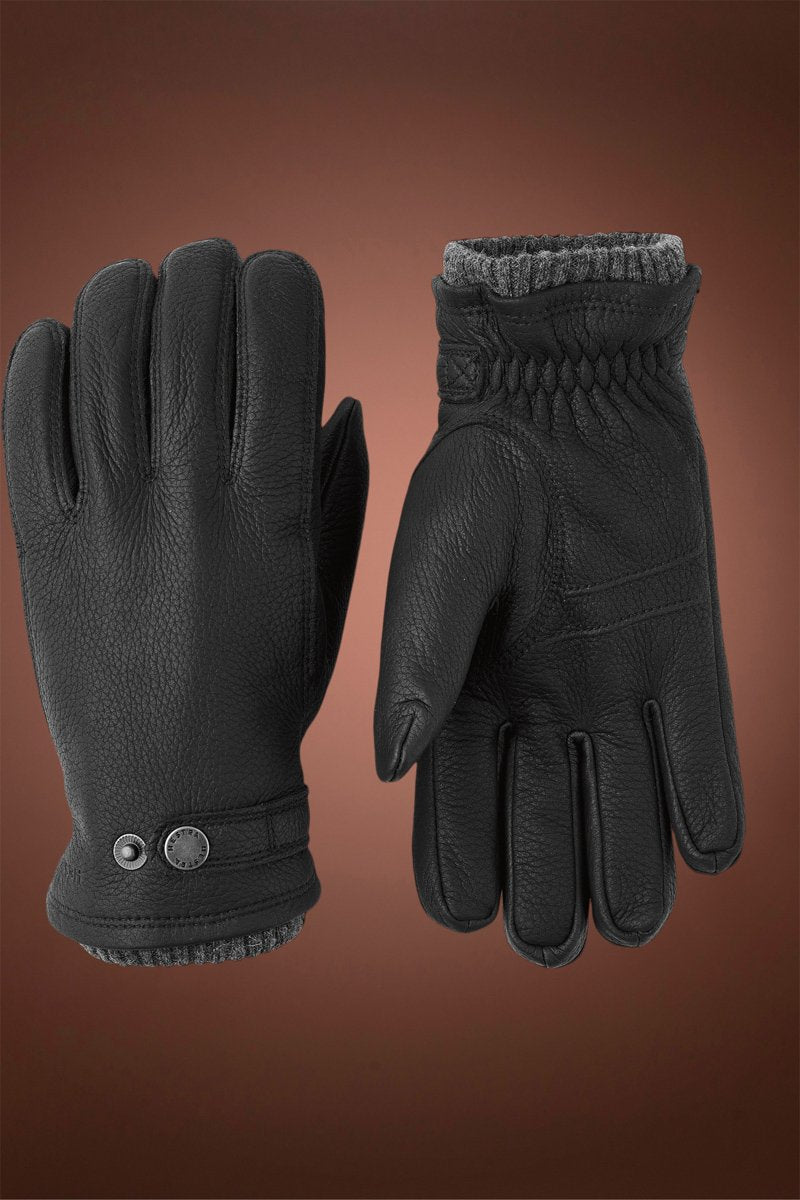 Black Hestra Men's Elk Utsjo Gloves