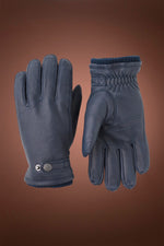 NavyBlue Hestra Men's Elk Utsjo Gloves