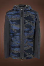 NavyBlue Bogner Men's Nojan Hyrbid Camo Jacket